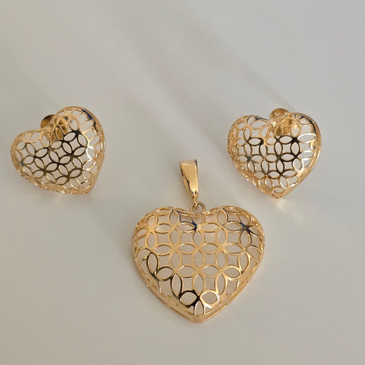 Filigree Heart mini set