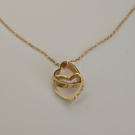 Inspired heart necklace