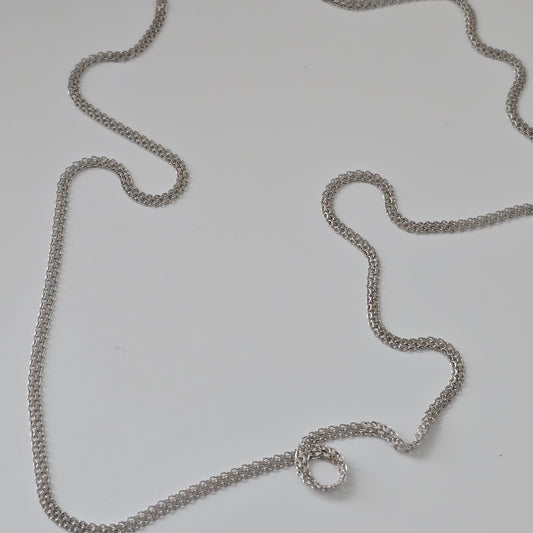 Carpet Necklace- White Gold