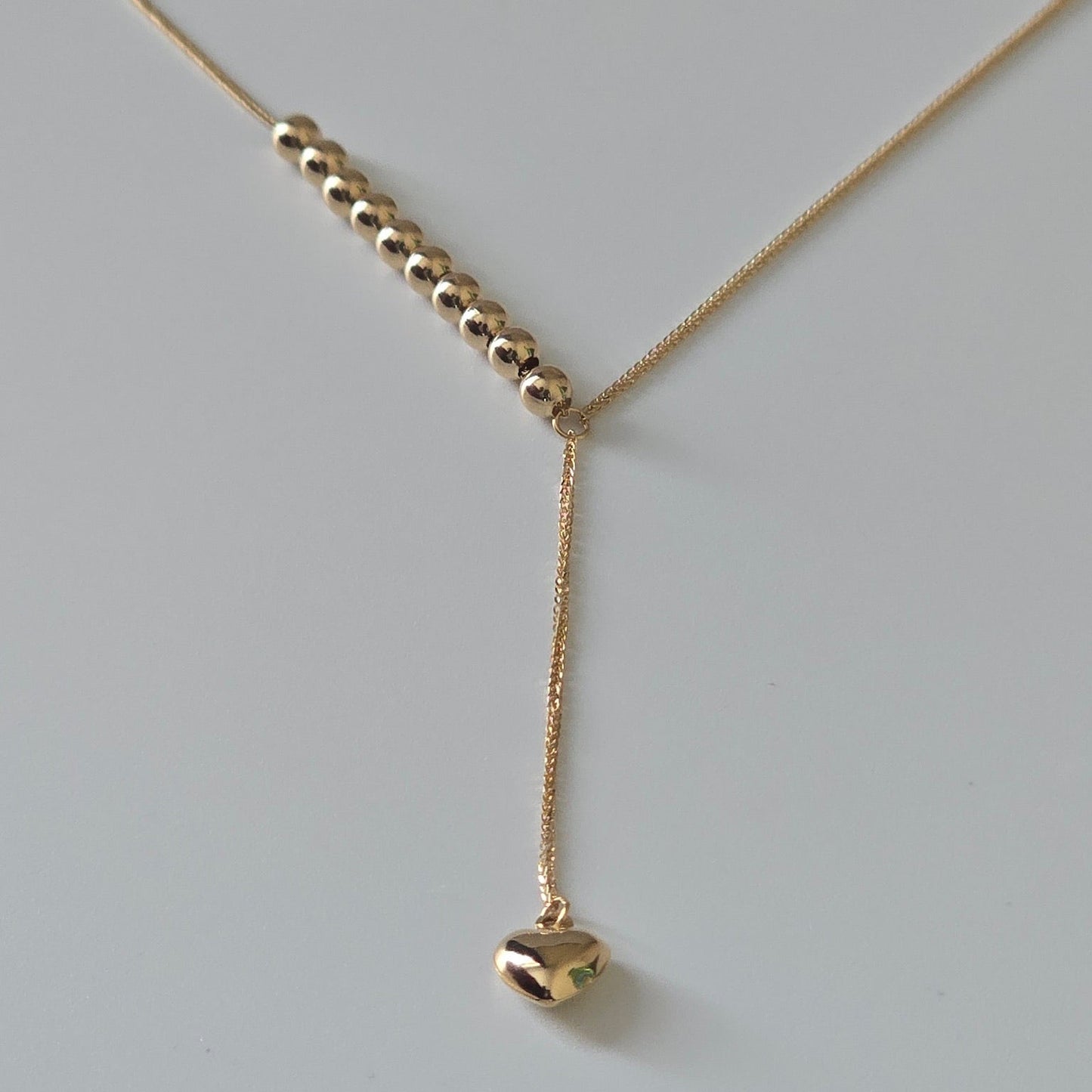 Beaded drop necklace