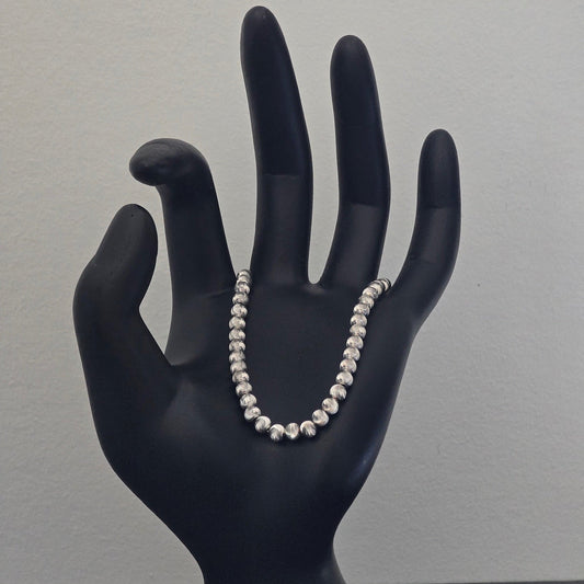 Ball bracelet (White gold)