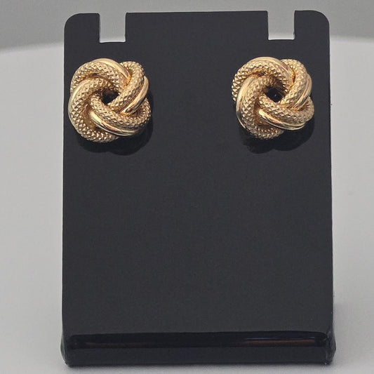 Textured Knot stud