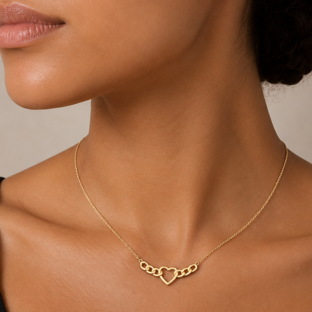 Chained heart Necklace