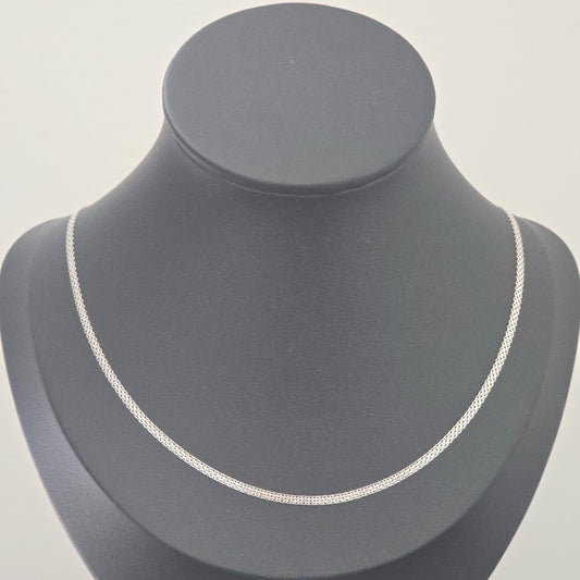 Carpet Necklace- White Gold
