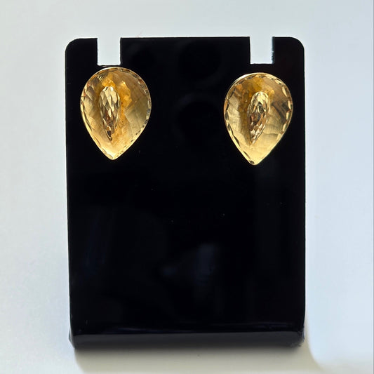 Leaf drop earring