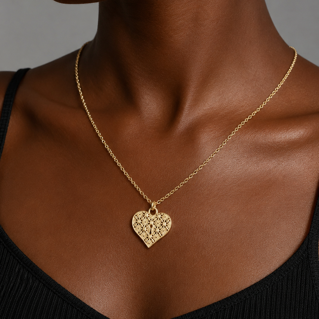 Heart Lace Necklace