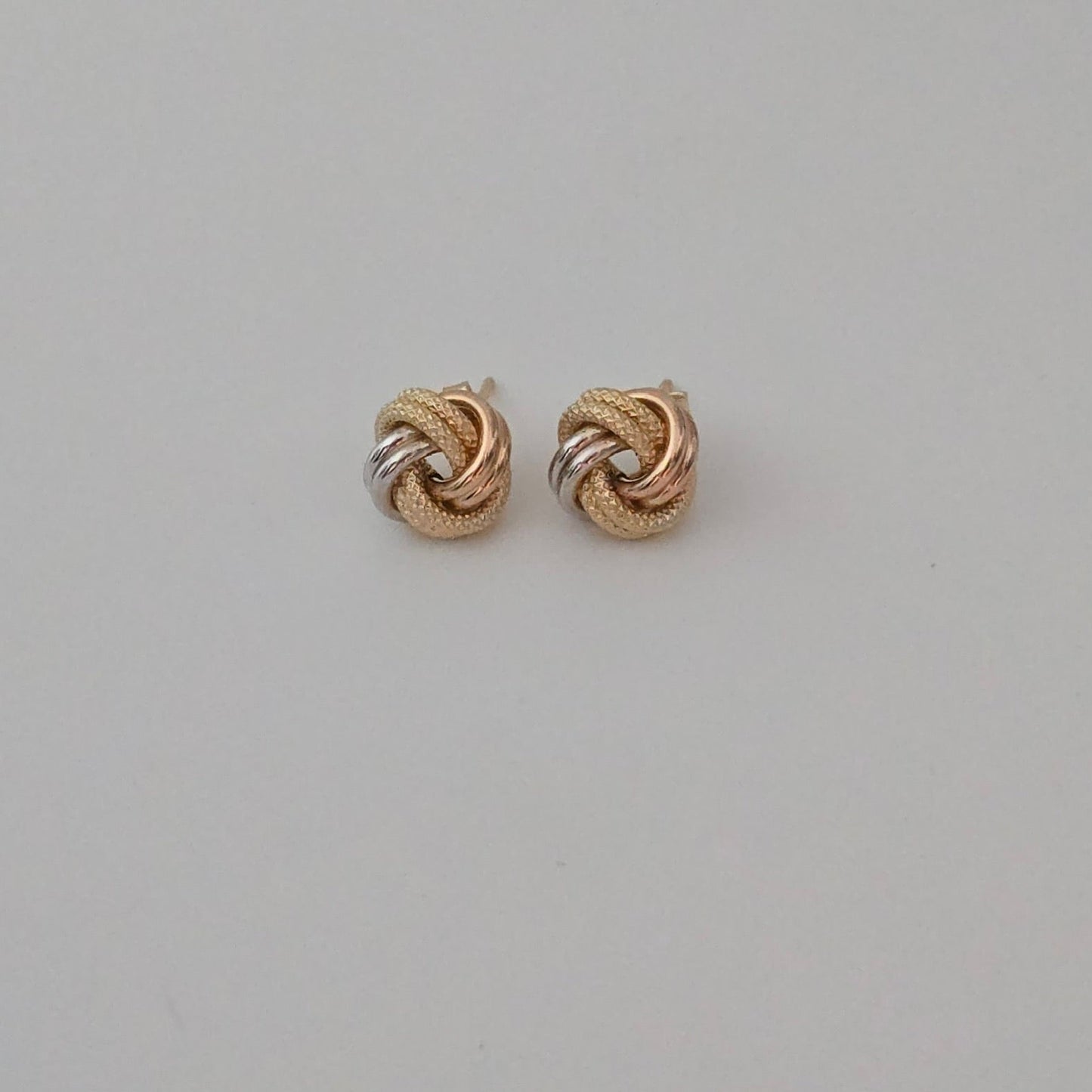 Knot stud (Three-tone)